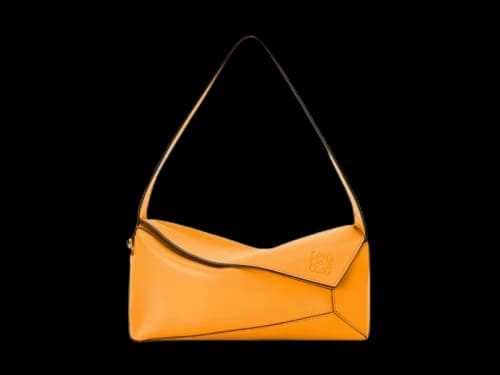 LOEWE Puzzle Hobo Bag in Nappa Calfskin Mandarin