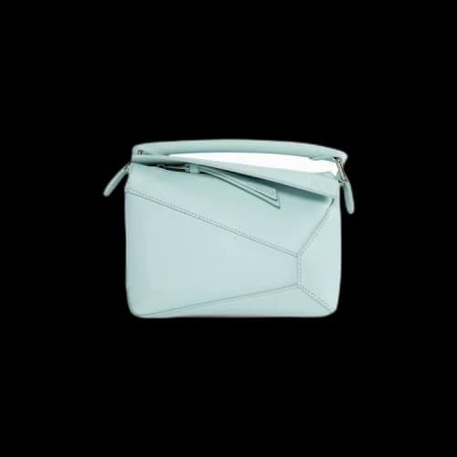 Loewe Puzzle Edge Mini Bag 'Blue Iceberg'