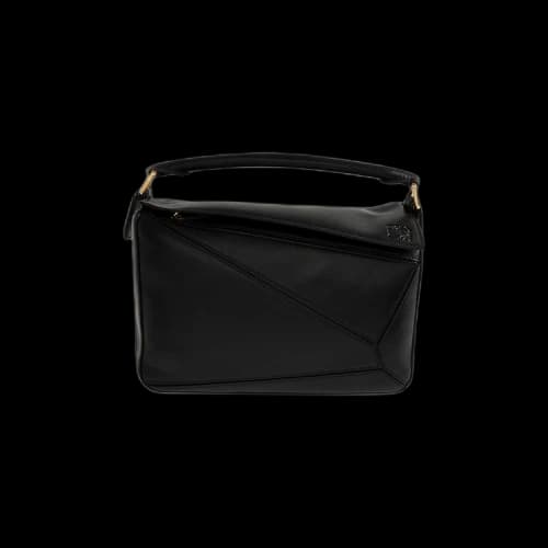 Loewe Small Featherlight Puzzle Bag 'Black'