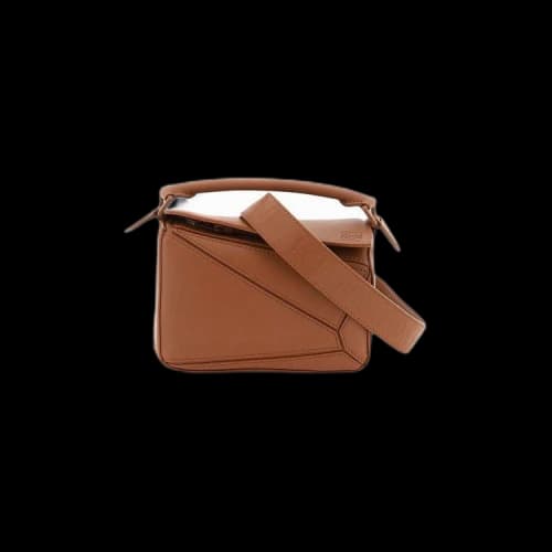 Loewe Puzzle Mini Solid Bag 'Pecan'