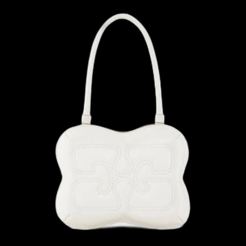 GANNI Butterfly Top Handle 'Egret'