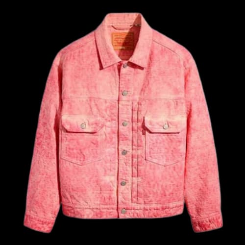 Stussy x Levi's Dyed Jacquard Jacket 'Pink'