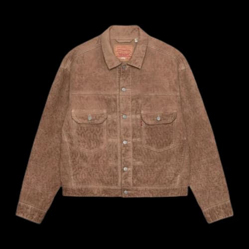 Levi's x Stussy Dyed Jacquard Trucker Jacket 'Brown'