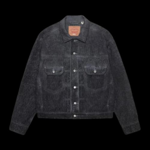 Levi's x Stussy Dyed Jacquard Trucker Jacket 'Black'