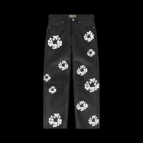 Levi's x Denim Tears Leather Wreath Pants 'Black'