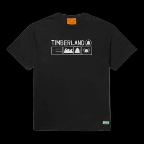 Timberland x Nina Chanel Abney T-Shirt 'Black White'