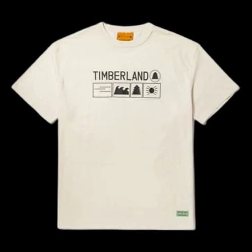 Timberland x Nina Chanel Abney T-Shirt 'White Black'