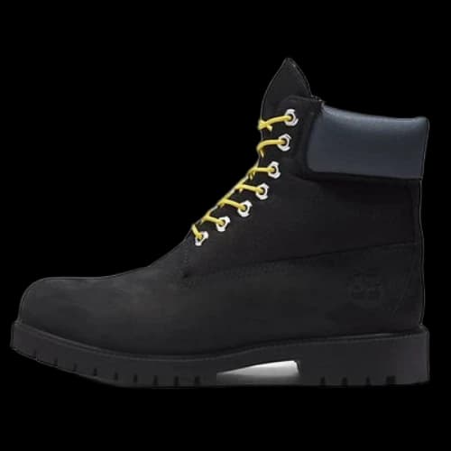 Timberland Heritage 6 Inch Waterproof Boots 'Black Regenerative Leather'