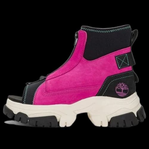 Timberland Adley Way Peep Toe Boot Sandals 'Very Berry' (Women's)