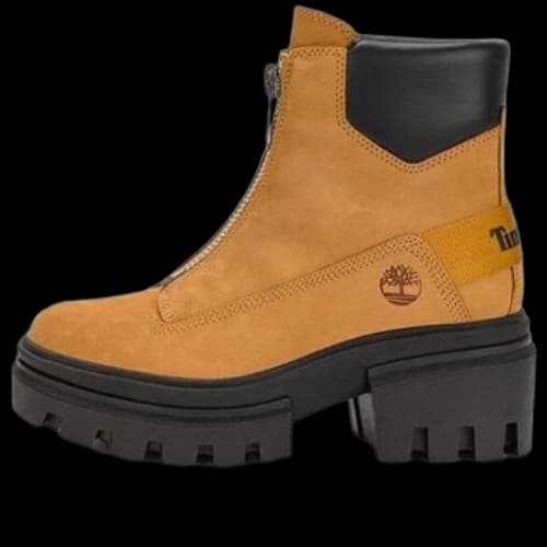 Timberland Everleigh Front-Zip Boot 'Wheat Nubuck' (Women's)