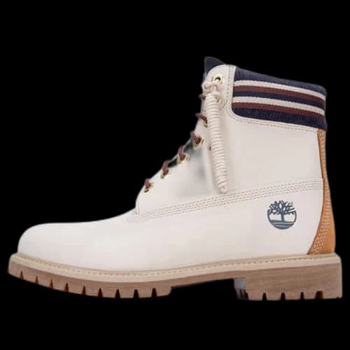 Timberland 6 Inch Waterproof Boot 'White Orange'