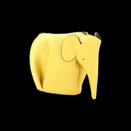Loewe Elephant Mini Bag 'Yellow'