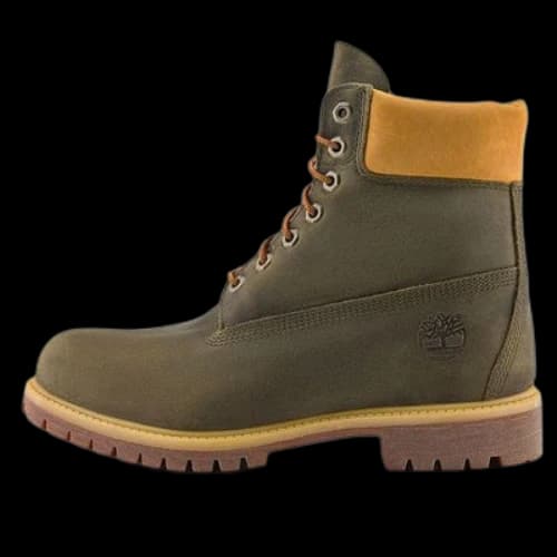 Timberland Premium 6 Inch Waterproof Boot 'Olive Green Yellow'