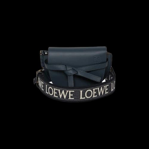 Loewe Gate Dual Mini Bag 'Onyx Blue'