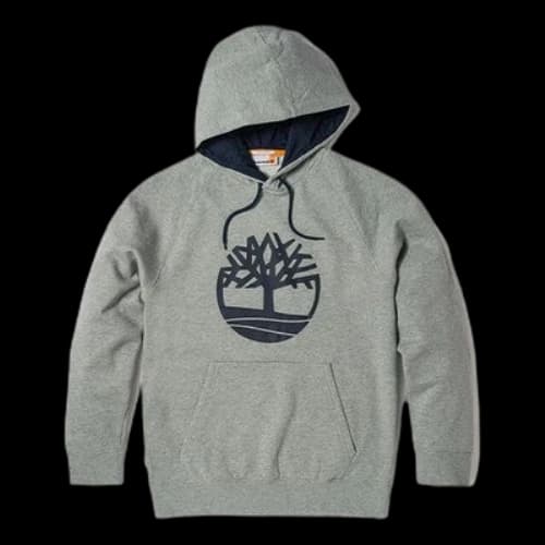 Timberland Tree Logo Hoodie 'Grey'
