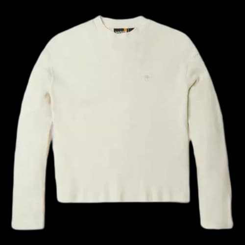 Timberland Mini Logo Long Sleeves Crop T-Shirt 'White' (Women's)