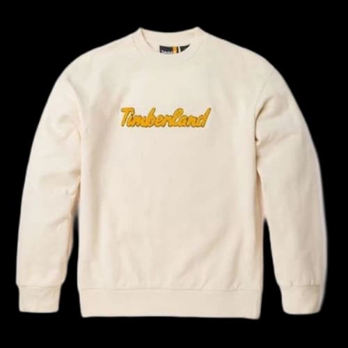 Timberland Logo Crewneck Sweatshirt 'White' (Women's)