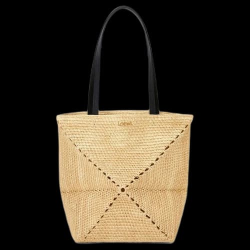 Loewe Puzzle Fold Tote Medium 'Natural'