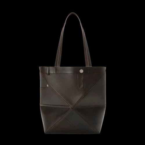 Loewe Puzzle Fold Panta Tote 'Vintage Brown'