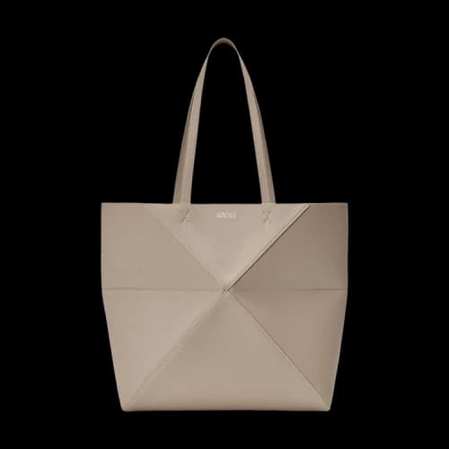 Loewe Puzzle Fold Tote Horizontal 'Clay'