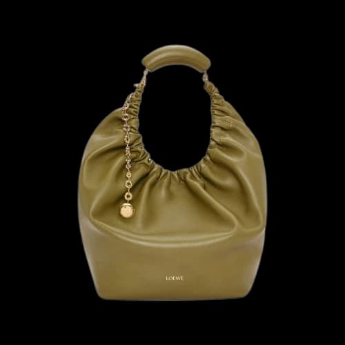 Loewe Squeeze Medium Bag 'Olive'