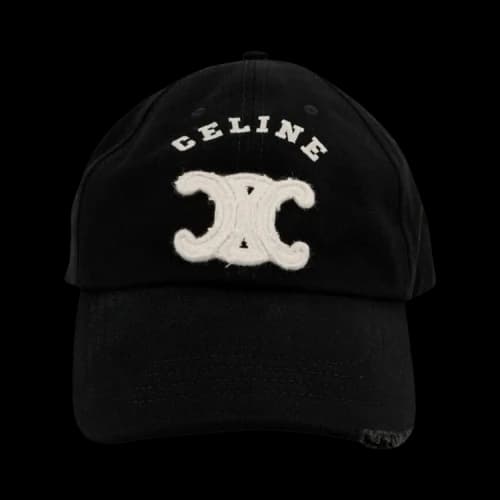 CELINE Triomphe Cap 'Black'