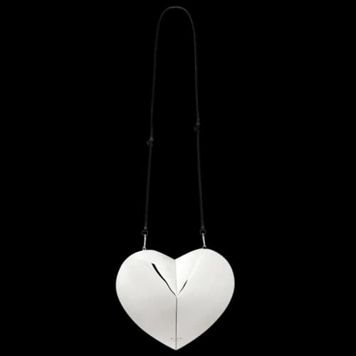Alaïa Le Coeur Clutch 'Argent'