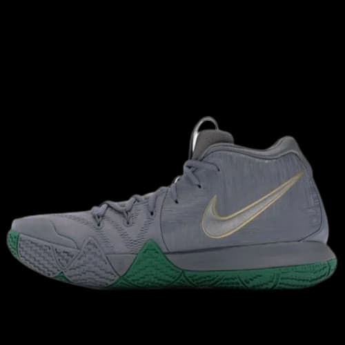 (GS) Nike Kyrie 4 City Of Guardians Boston Celtics Color Way Shoes Grey/Green