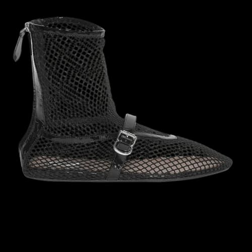 Alaïa Fishnet High Ballet Flat 'Black' (Women's)