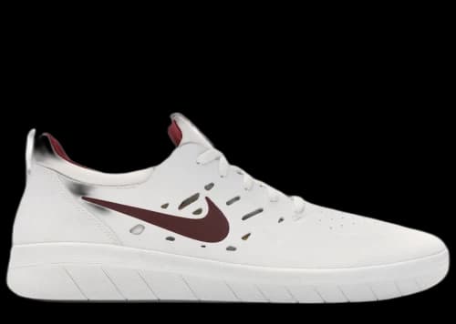 Nike SB Nyjah Free Summit White Team Crimson