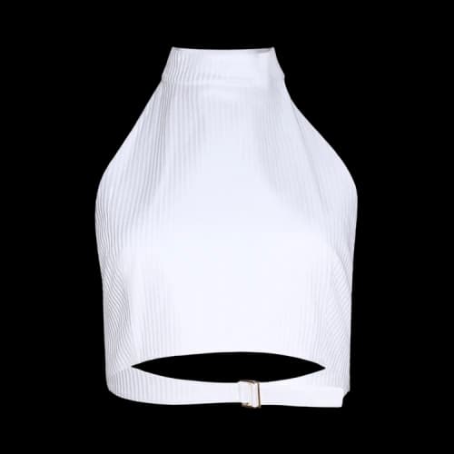 Alaïa Plastron Top 'Blanc'