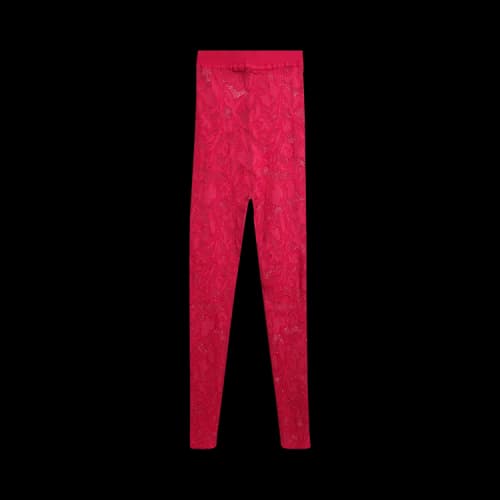 Alaïa Lace Leggings 'Fuchsia'