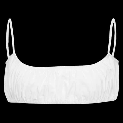 Alaïa Pleats Bralette 'Blanc'