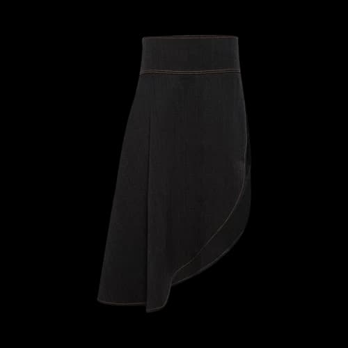 Alaïa Asym Skirt 'Nuit'