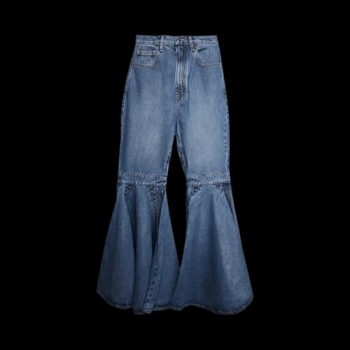 Alaïa Crinoline Jeans 'Bleu'