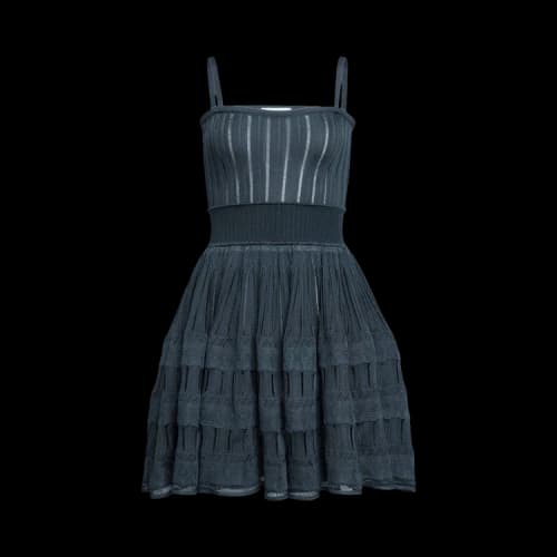 Alaïa Crinoline Dress 'Lichen'