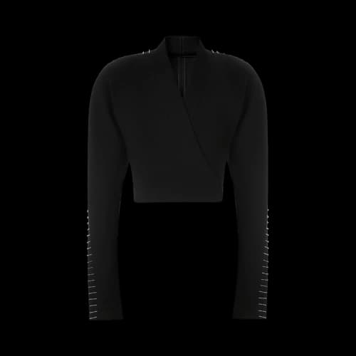 Alaïa Cropped Jacket 'Noir'