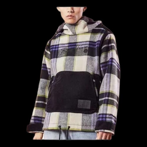 Li-Ning Lifestyle Badfive Checkboard Pullover 'Black Grey White'