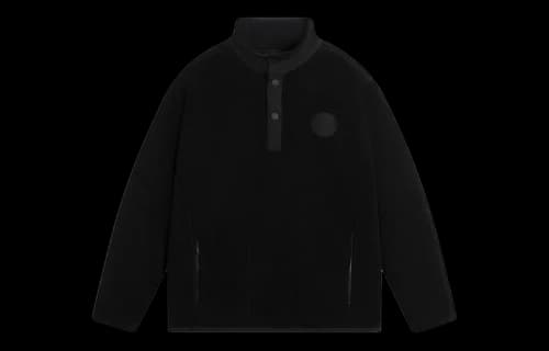 Li-Ning Logo Half Zip Fleece Jacket 'Black'