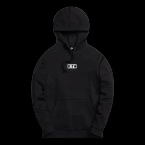 adidas x Kith Stripe Hoodie 'Black White'