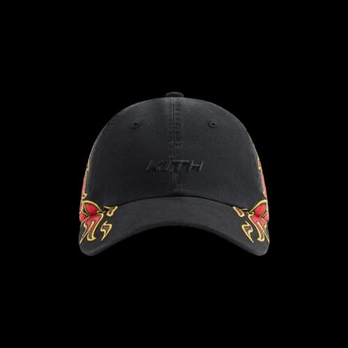 Kith For Adidas Football Flames Cap 'Black/Orange'