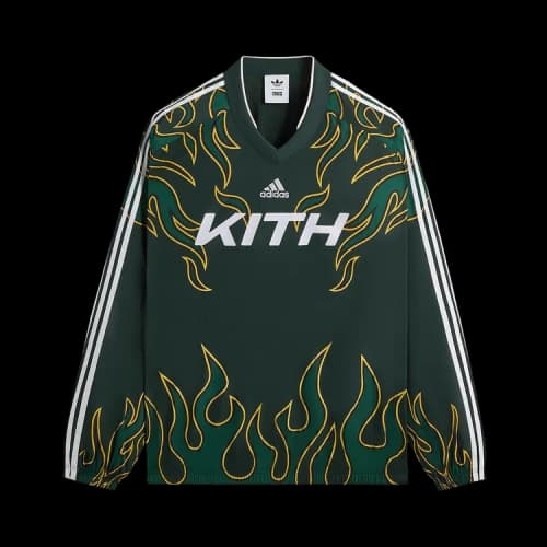 Kith For Adidas Football Long Sleeve Flame Pullover 'Stadium'