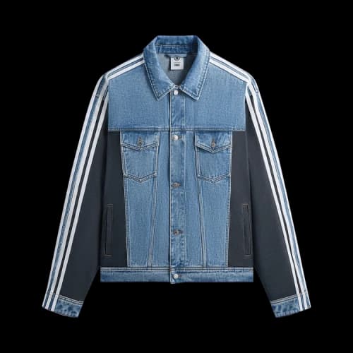 Kith For Adidas Football Denim Jacket 'Blue'