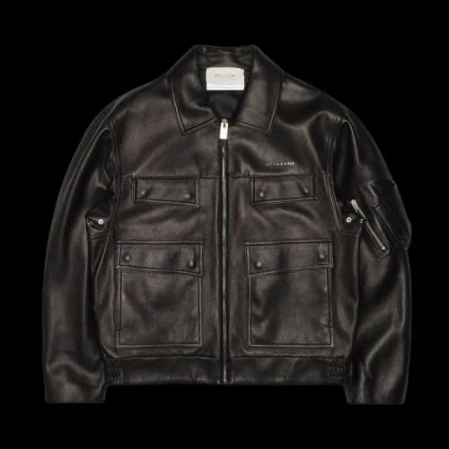 1017 ALYX 9SM Calfskin Police Jacket 'Black'