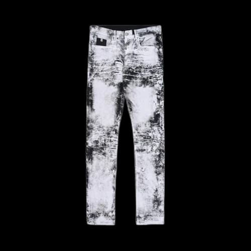 1017 ALYX 9SM 5 Pocket Treated Skinny Jean 'Black/White'