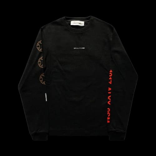 1017 ALYX 9SM Sphere Logo Long-Sleeve Tee 'Black'