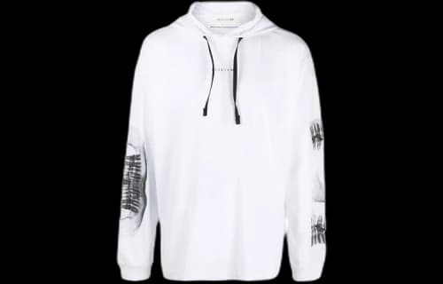 1017 ALYX 9SM Triple Print Hooded T-Shirt 'White'