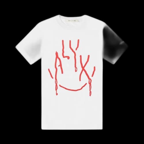 1017 ALYX 9SM Dripping Face Tee 'White'