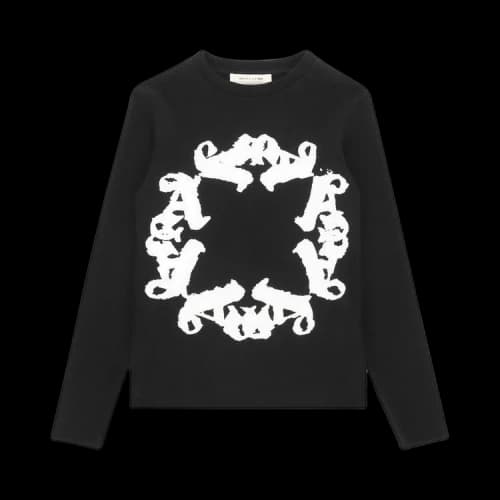 1017 ALYX 9SM Front Logo Knit Crewneck 'Black'