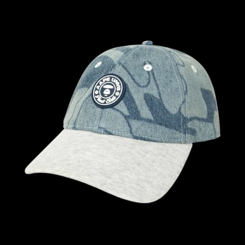 AAPE AAPEUNVS Unvs Camo Cap 'Blue/Yellow'